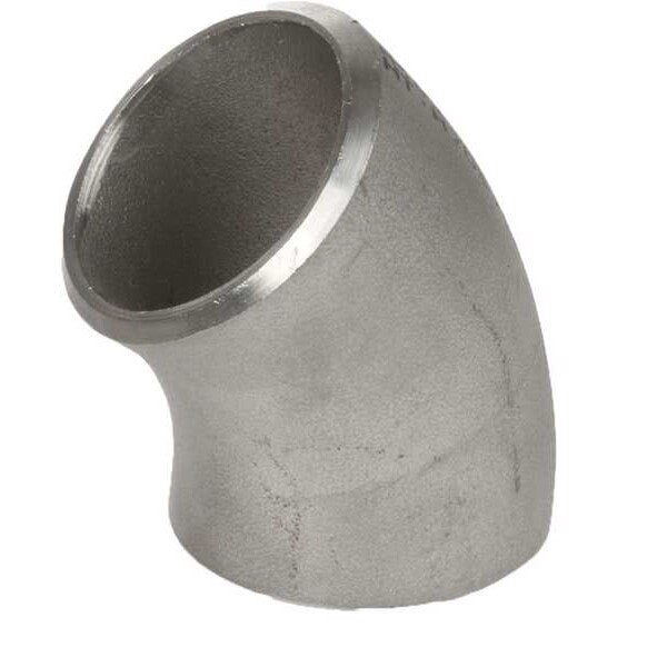 45 Elbow, 304 SS, 5 x 3 in Pipe Size