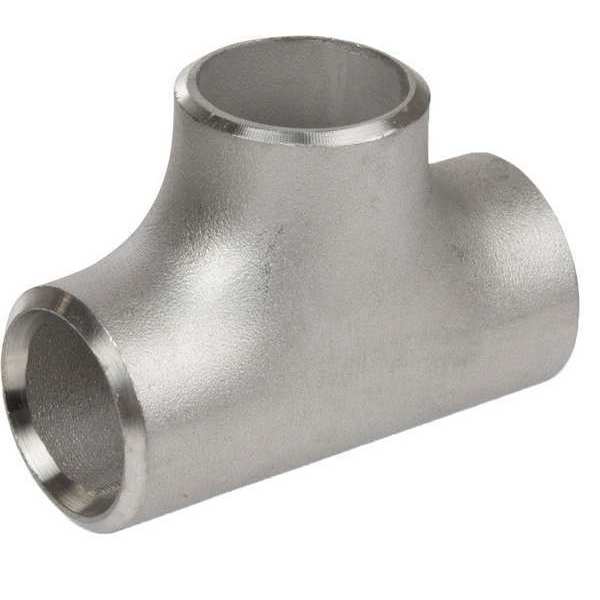 Tee, 304 SS, 6 in Pipe Size, Buttweld