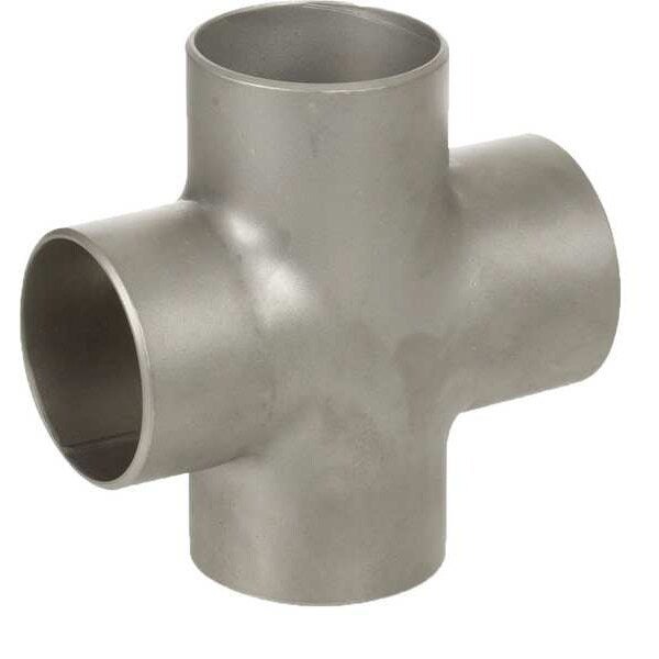 Cross, 304 SS, 3 in Pipe Size, Buttweld