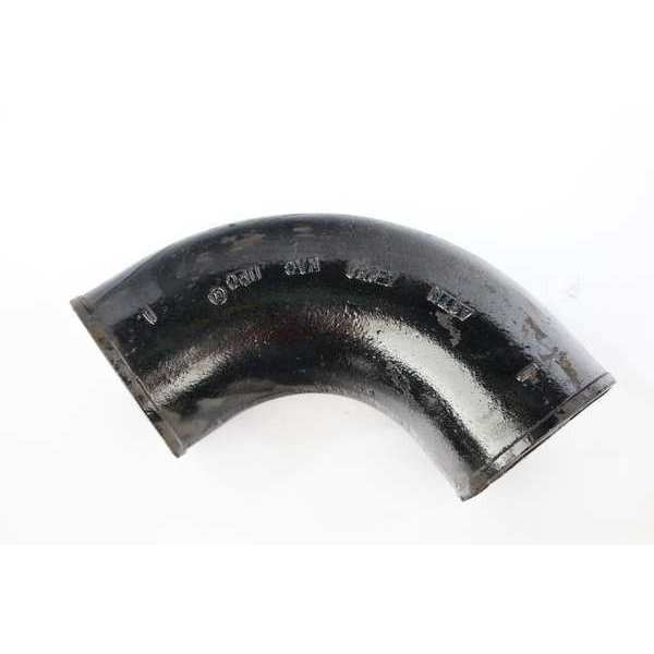 90 Short Sweep Bend, Cast Iron, 3 in