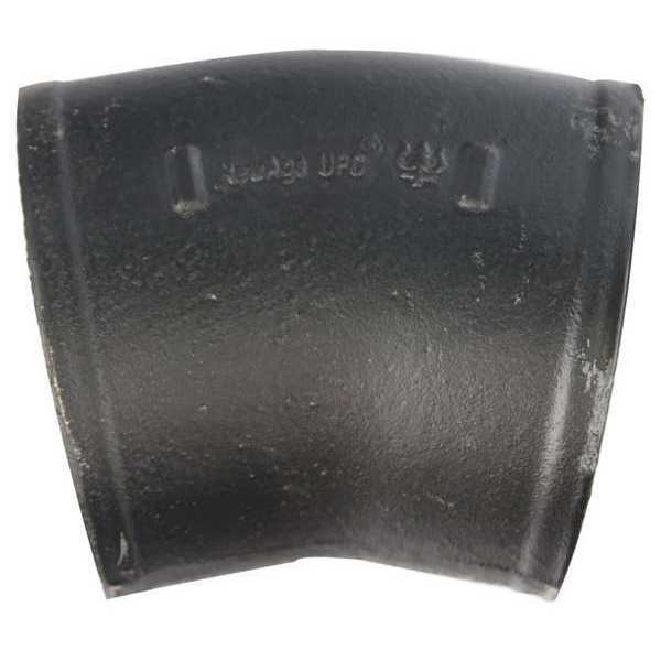22.5 Bend, Cast Iron, 4 in, Socket