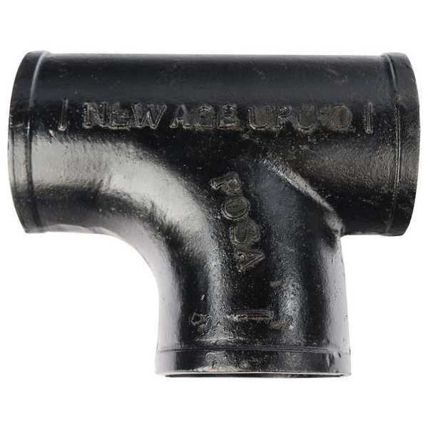 Tee, Cast Iron, 4 x 2 x 4 in, Socket
