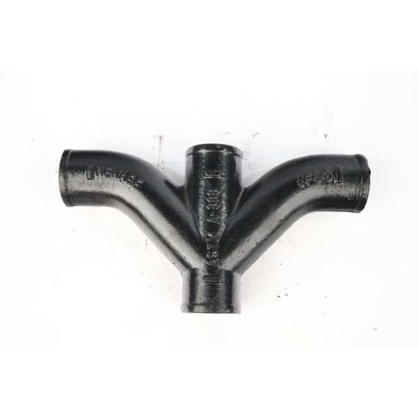 Combo Wye and 1/8 Bend, Cast Iron, 2 in