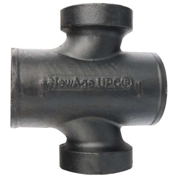 Sanitary Cross, Cast Iron, 2 in, Socket