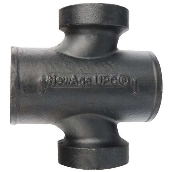 Cross, Cast Iron, 2 x 2 x 1 1/4 x 1 1/4 in
