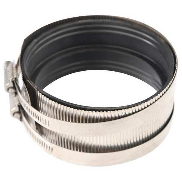 Standard-Duty Clamp Coupling, SS, 6 in