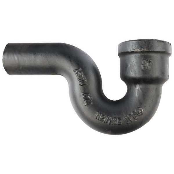 Blind Plug, 8 in, Socket, Cast Iron, Black