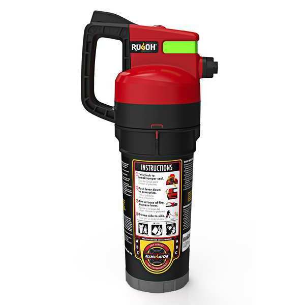 Fire Extinguisher, 1A:10B:C, Dry Chemical, 2.5 lb