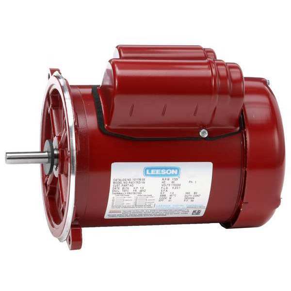 Drive Motor, Capacitor-Start/Run, 1/3 HP, 115/230V AC, 1,725 Nameplate RPM, 48Y Frame