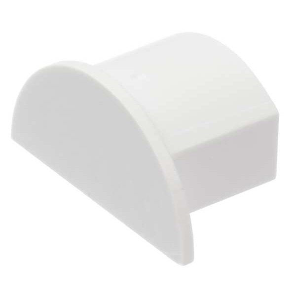 End Cap, Clip Over, PVC