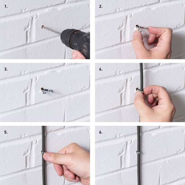 Cable Staple, Safe-D, SS, PK50