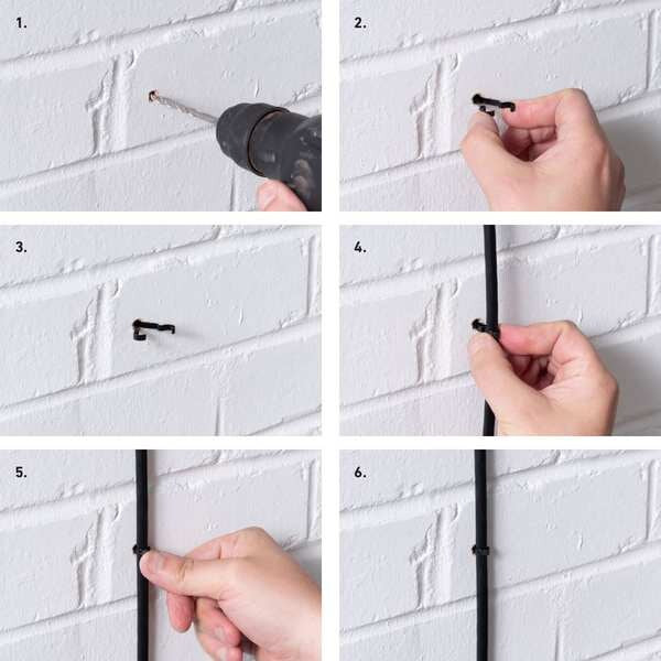 Cable Staple, Safe-D, SS, PK50
