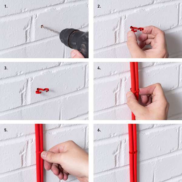 Cable Staple, Safe-D, SS, PK50