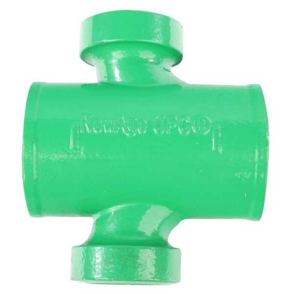 Sanitary Cross, Socket, 4 x 4 x 2 x 2 in