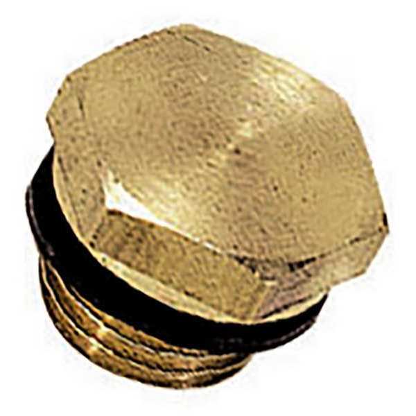 Hex Head Plug, Brass Pipe Fitting