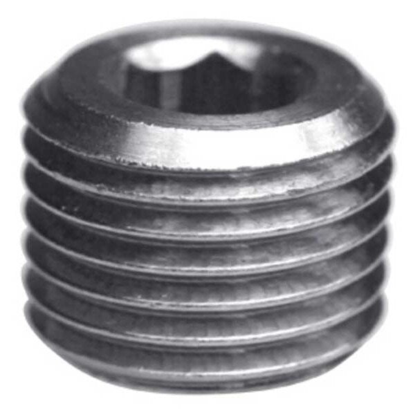 Internal Hex Head Plug, 1/2 in L