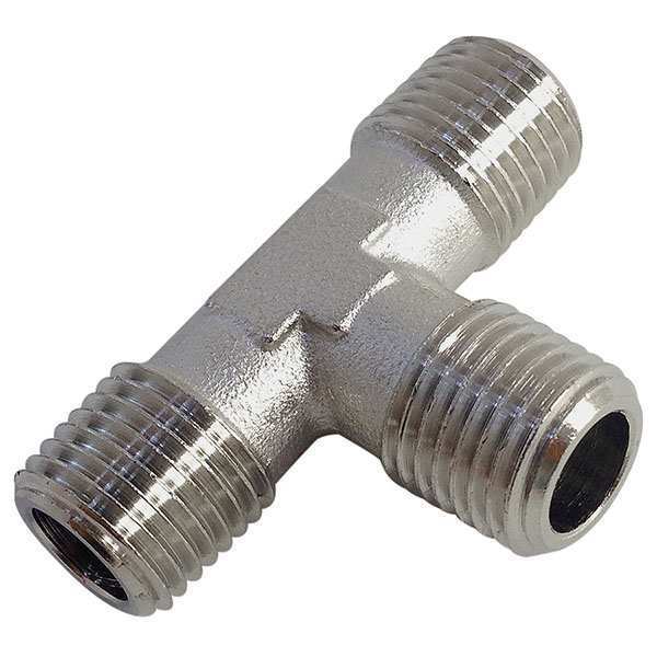 Male Tee, Brass Pipe Fitting, Threaded