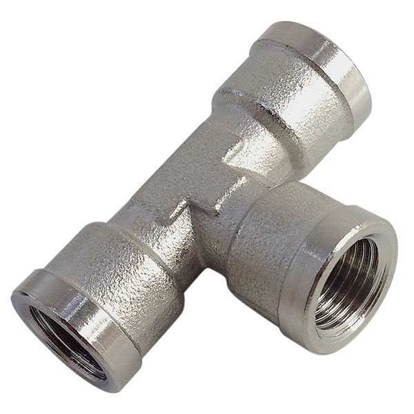 Female Tee, Brass Pipe Fitting, Threaded