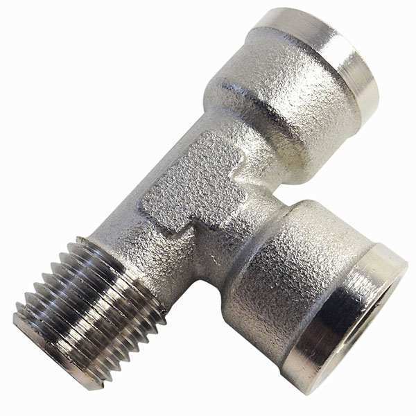 Female x Male Run Tee, Brass Pipe Fitting