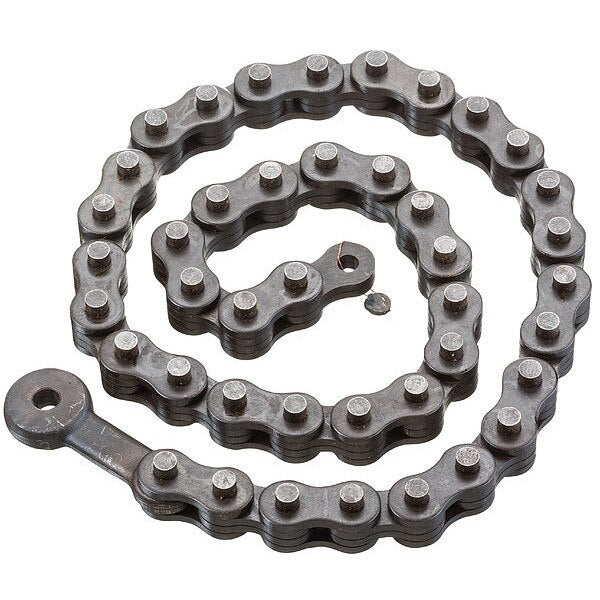 Chain, Knurled For Jaw Texture, Steel Jaw