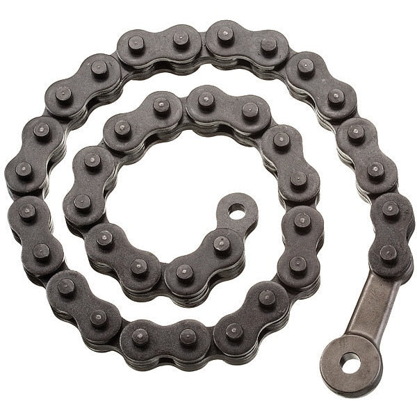Chain, Knurled For Jaw Texture, Steel Jaw