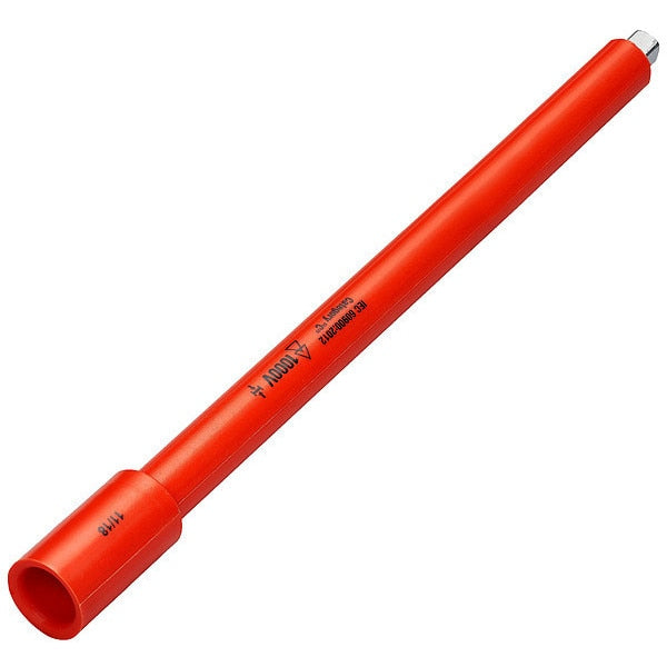 Socket Extension, 1/4 in Sz, 10 in L
