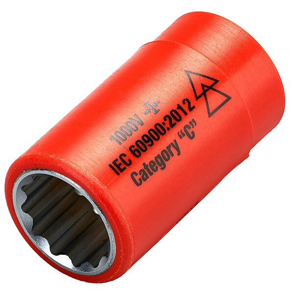 1/2 in Drive Insulated Socket 11/16 in