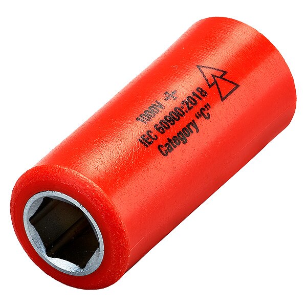 1/4 in Drive Insulated Socket 23/64 in, 9 mm