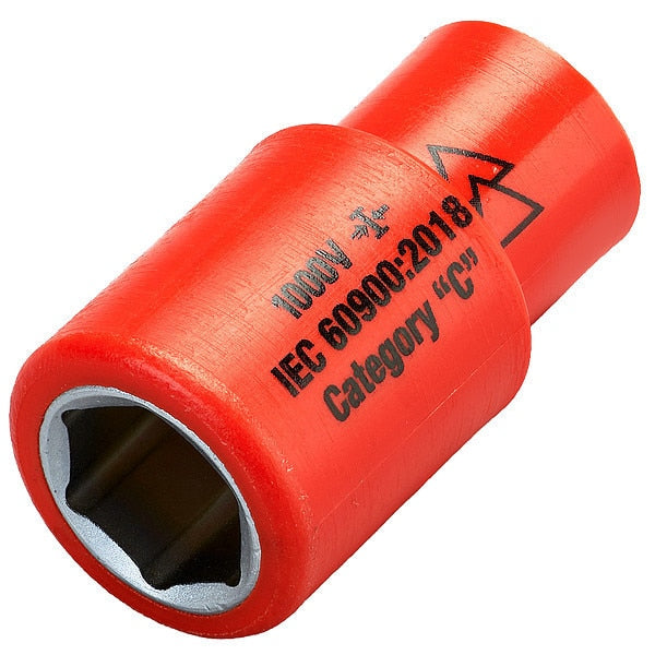 1/4 in Drive Insulated Socket 13 mm, 33/64 in
