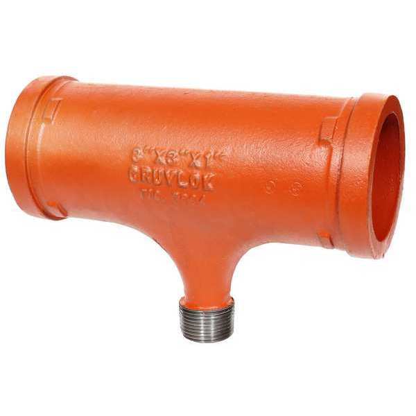 Tee, Grooved, 2 1/2 x 2 1/2 x 1 1/2 in