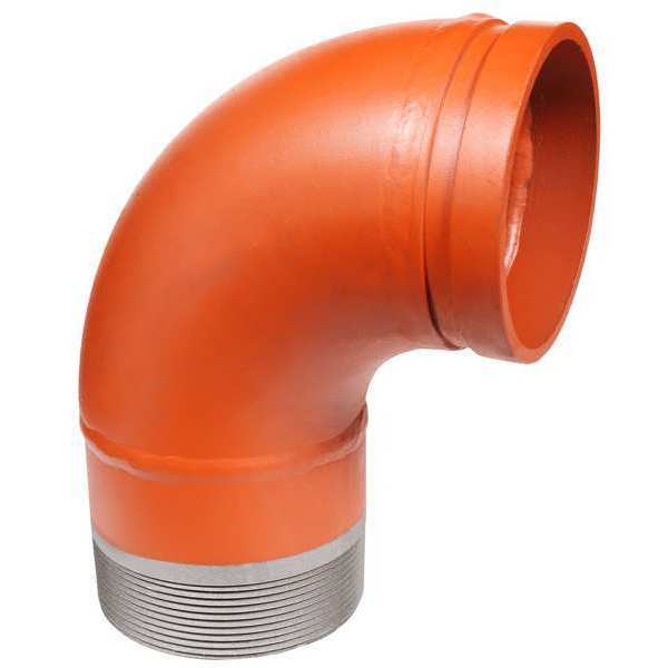 90 Elbow Adapter, Ductile Iron, 2 1/2 in