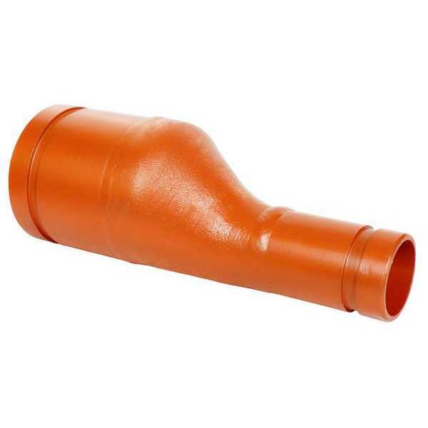 Coupling, Ductile Iron, 6 x 4 in, Orange