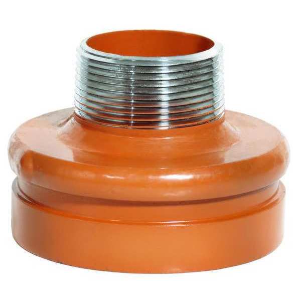 Reducing Coupling, Ductile Iron, 4 x 2 in