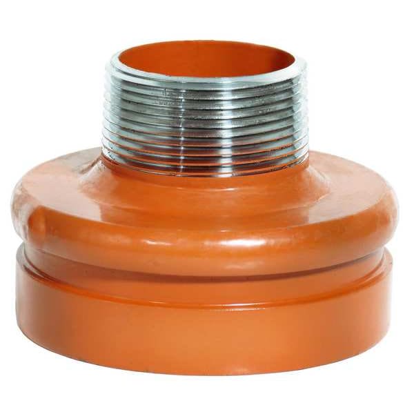 Threaded Reducer, Orange, 2 x 1 1/4 in