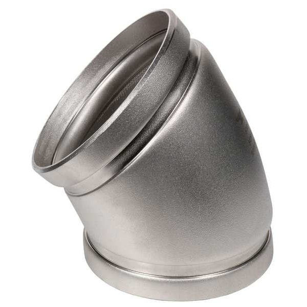 45 Long Radius Elbow, 304 SS, 3 in
