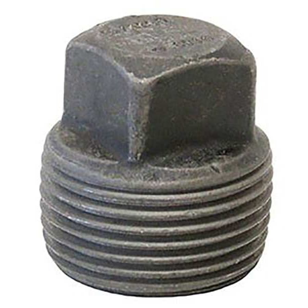 Square Head Plug, Forged Steel, 1/2 in