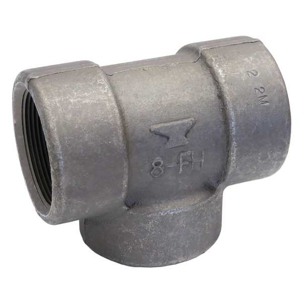 Tee, Forged Steel, 2 1/2 in, Class 2000