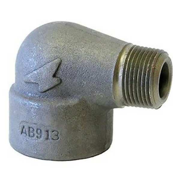 Black Forged Steel 90 Degree Street Elbow Class 3000