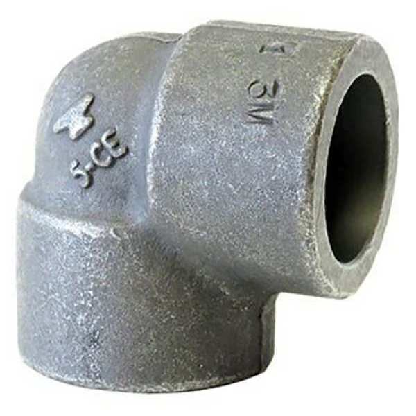90 Elbow, Forged Steel, 3/4 x 1/2 in