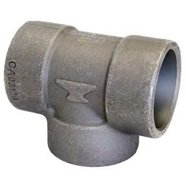 Reducing Tee, Steel, 1 1/4 x 1 1/4 x 1 in