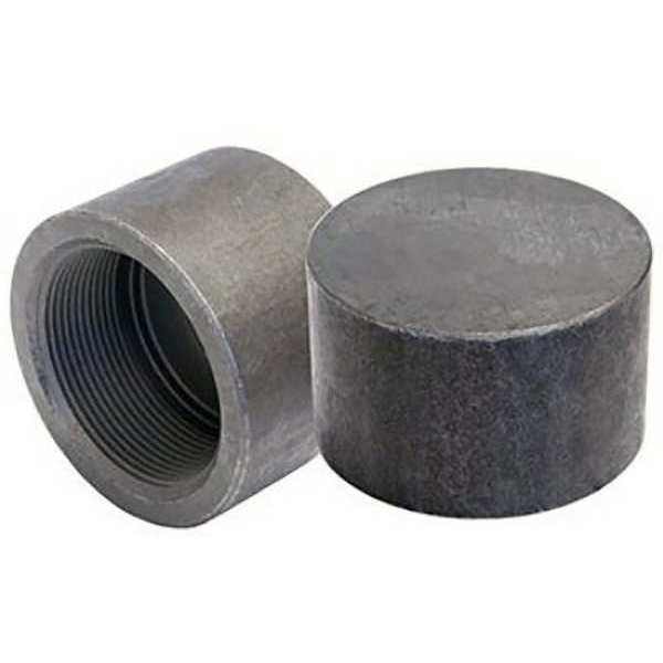 Round Cap, Forged Steel, 3/4 in, FNPT