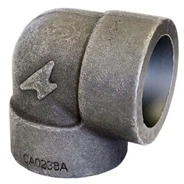 90 Elbow, Forged Steel, 3/4 in, Socket
