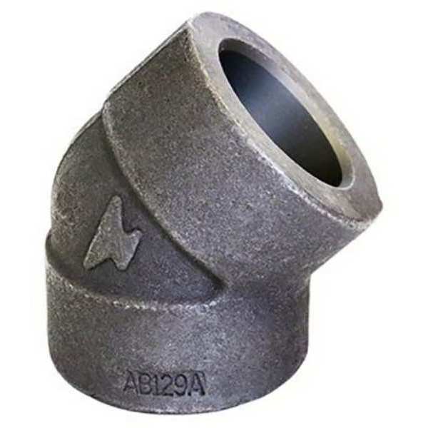 45 Elbow, Forged Steel, 1/2 in, Socket