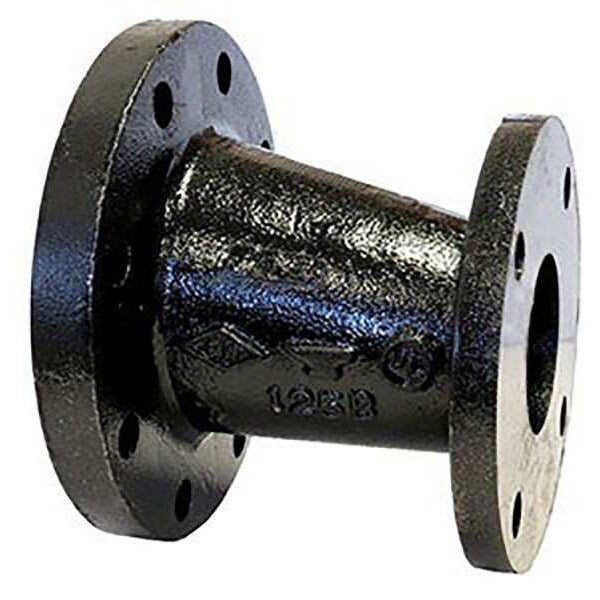 Eccentric Coupling, Cast Iron, 6 x 4 in