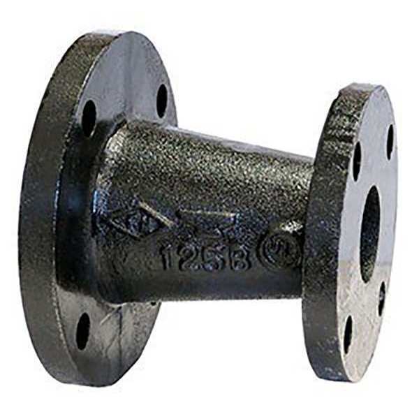 Concentric Coupling, Cast Iron, 5 x 3 in