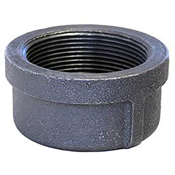 Round Cap, Malleable Iron, 1/2