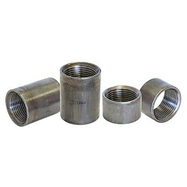 1/4     DOM BLK STL T/T COUPLING