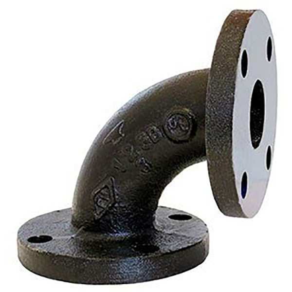 90 Elbow, Cast Iron, 6 x 4 in, Class 125