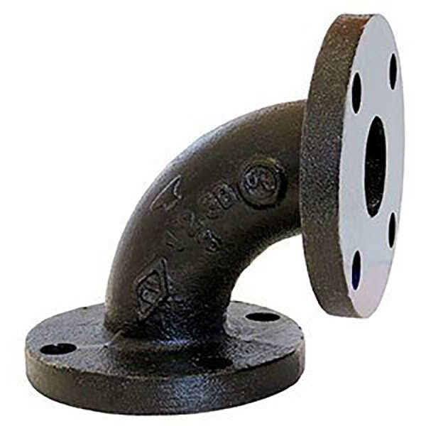 90 Elbow, Cast Iron, 4 in, Class 125