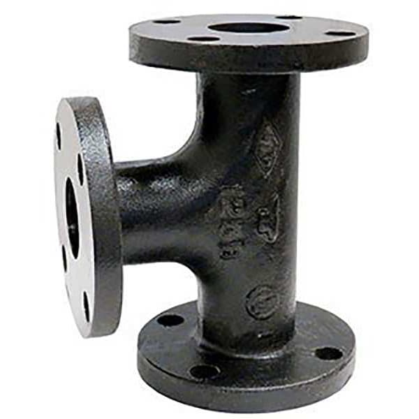 Tee, Cast Iron, 4 x 4 x 2 in, Class 125